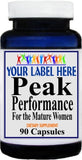 Private Label Peak Performance for the Mature Women 90caps Private Label 12,100,500 Bottle Price