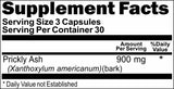 Private Label Prickly Ash Bark 900mg 90caps Private Label 12,100,500 Bottle Price