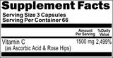 Private Label Vitamin C with Rosehips 1500mg 200caps Private Label 12,100,500 Bottle Price