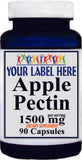 Private Label Apple Pectin 1500mg 90caps Private Label 12,100,500 Bottle Price