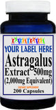 Private Label Astragalus Extract  Equivalent 2000mg 200caps Private Label 12,100,500 Bottle Price