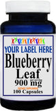 Private Label Blueberry Leaf 900mg 100caps Private Label 12,100,500 Bottle Price