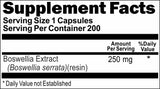Private Label Boswellia Extract 250mg 200caps Private Label 12,100,500 Bottle Price
