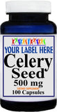 Private Label Celery Seed 500mg 100caps or 200caps Private Label 12,100,500 Bottle Price