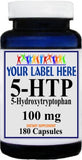 Private Label 5-HTP 100mg 90caps or 180caps Private Label 12,100,500 Bottle Price