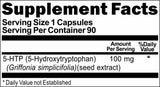 Private Label 5-HTP 100mg 90caps or 180caps Private Label 12,100,500 Bottle Price
