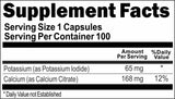 Private Label Potassium Iodide 65mg 100 or 200 Capsules Private Label 12,100,500 Bottle Price