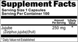 Private Label Jujube 250mg 90caps Private Label 12,100,500 Bottle Price