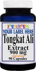 Private Label Tongkat Ali Extract 900mg 90caps or 180caps Private Label 12,100,500 Bottle Price