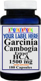 Private Label Garcinia Cambogia Extract HCA 1500mg 180caps Private Label 12,100,500 Bottle Price