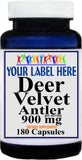 Private Label Deer Velvet Antler 900mg 180caps Private Label 12,100,500 Bottle Price