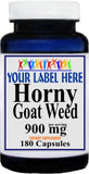 Private Label Horny Goat Weed 900mg 90caps or 180caps Private Label 12,100,500 Bottle Price