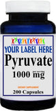 Private Label Pyruvate 1000mg 200caps Private Label 12,100,500 Bottle Price