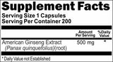 Private Label American Ginseng Extract 500mg 200caps Private Label 12,100,500 Bottle Price