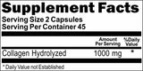 Private Label Collagen Hydrolyzed 1000mg 90caps or 180caps Private Label 12,100,500 Bottle Price