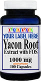 Private Label Yacon Root Extract 1000mg 100caps Private Label 12,100,500 Bottle Price