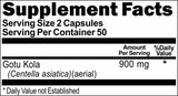 Private Label Gotu Kola 900mg 100caps Private Label 12,100,500 Bottle Price