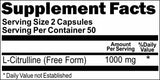 Private Label L-Citrulline 1000mg 100 or 200caps Private Label 12,100,500 Bottle Price
