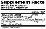Private Label Resveratrol Extract Black Pepper Equivalent 3000mg 90 or 180caps Private Label 12,100,500 Bottle Price
