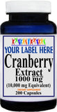 Private Label Cranberry Extract Equivalent 10,000mg 200caps Private Label 12,100,500 Bottle Price