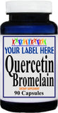 Private Label Quercetin & Bromelain 90caps or 180caps Private Label 12,100,500 Bottle Price