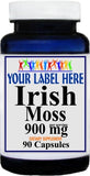 Private Label Irish Moss 900mg 90caps Private Label 12,100,500 Bottle Price