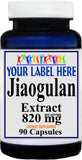 Private Label Jiaogulan Extract 820mg 90caps or 180caps Private Label 12,100,500 Bottle Price