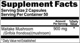 Private Label Maitake Mushroom 900mg 100caps or 200caps Private Label 12,100,500 Bottle Price