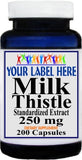 Private Label Milk Thistle Extract 250mg 200caps Private Label 12,100,500 Bottle Price