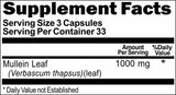 Private Label Mullein Leaf 1000mg 100caps or 200caps Private Label 12,100,500 Bottle Price