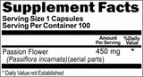 Private Label Passion Flower 450mg 100caps Private Label 12,100,500 Bottle Price