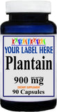 Private Label Plantain 900mg 90caps Private Label 12,100,500 Bottle Price
