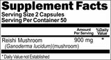 Private Label Reishi Mushroom 900mg 100caps or 200caps Private Label 12,100,500 Bottle Price