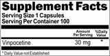 Private Label Vinpocetine 30mg 100caps or 200caps Private Label 12,100,500 Bottle Price