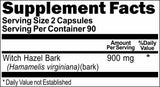 Private Label Witch Hazel Bark 900mg 180caps Private Label 12,100,500 Bottle Price