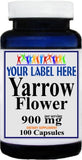 Private Label Yarrow Flower 900mg 100caps Private Label 12,100,500 Bottle Price