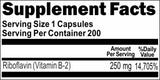 Private Label B-2 250mg 200caps Private Label 12,100,500 Bottle Price