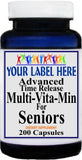 Private Label Advanced Multi-Vit-Min Seniors 200caps Private Label 12,100,500 Bottle Price