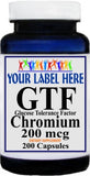 Private Label GTF Chromium 200mcg 200caps Private Label 12,100,500 Bottle Price