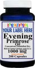 Private Label Evening Primrose Oil Concentrate 1000mg 200caps Private Label 12,100,500 Bottle Price