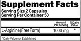Private Label L-Arginine 1000mg 100caps or 200caps Private Label 12,100,500 Bottle Price