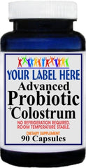 Private Label Advanced Probiotic + Colostrum 90caps Private Label 12,100,500 Bottle Price