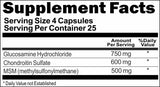 Private Label Triple Strength Glucosamine, Chondroitin and MSM 100caps or 200caps Private Label 12,100,500 Bottle Price
