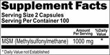 Private Label MSM 1000mg 200caps Private Label 12,100,500 Bottle Price