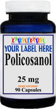 Private Label Policosanol 25mg 90caps or 180caps Private Label 12,100,500 Bottle Price