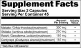 Private Label Mushroom Advantage 90caps Private Label 12,100,500 Bottle Price