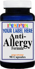 Private Label Anti-Allergy Formula 90caps Private Label 12,100,500 Bottle Price