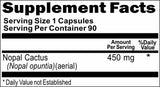 Private Label Nopal Cactus 450mg 90caps or 180caps Private Label 12,100,500 Bottle Price