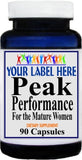 Private Label Peak Performance for the Mature Women 90caps Private Label 12,100,500 Bottle Price