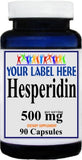 Private Label Hesperidin 500mg 90 or 180caps Private Label 12,100,500 Bottle Price